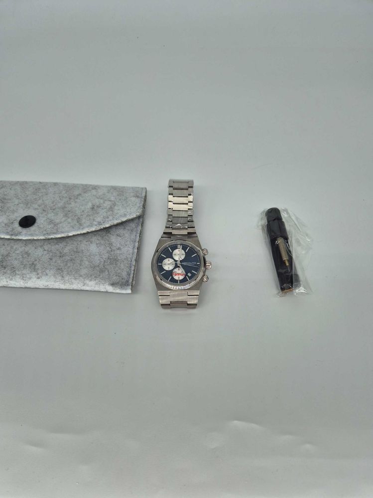 Megalith Chronograph Silver Blue otel stare nou