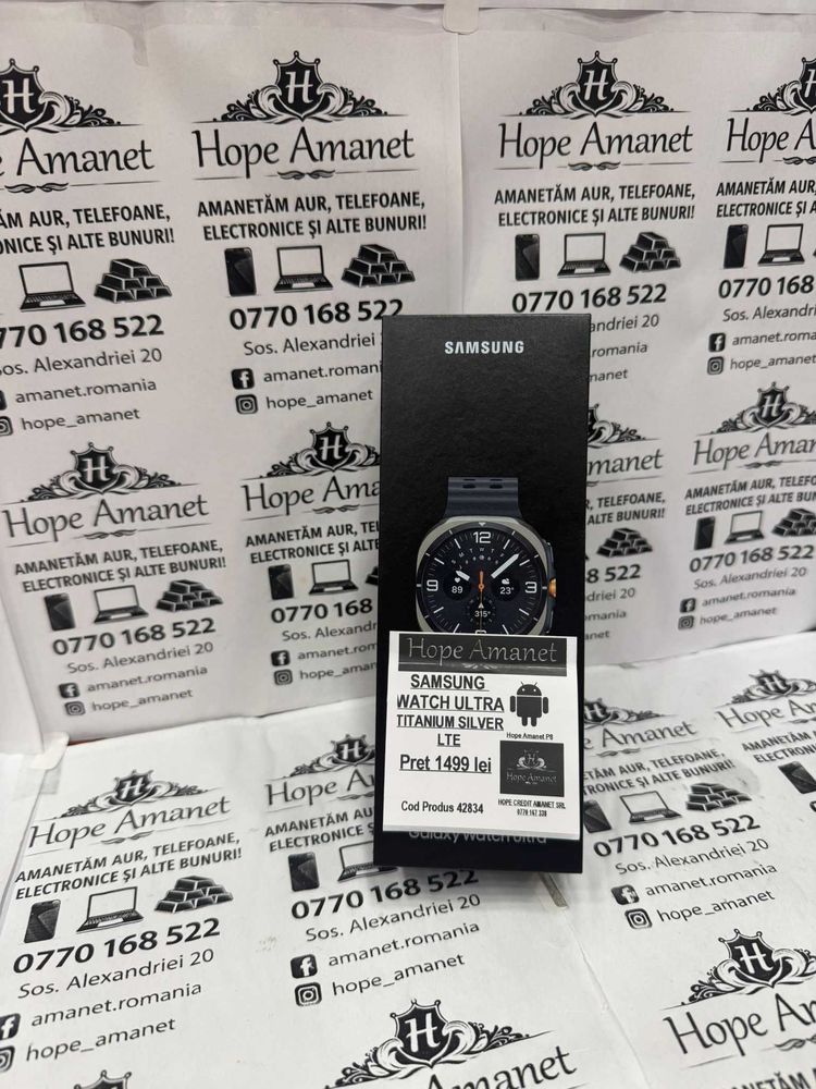 Samsung Galaxy Watch Ultra titan stare excelent