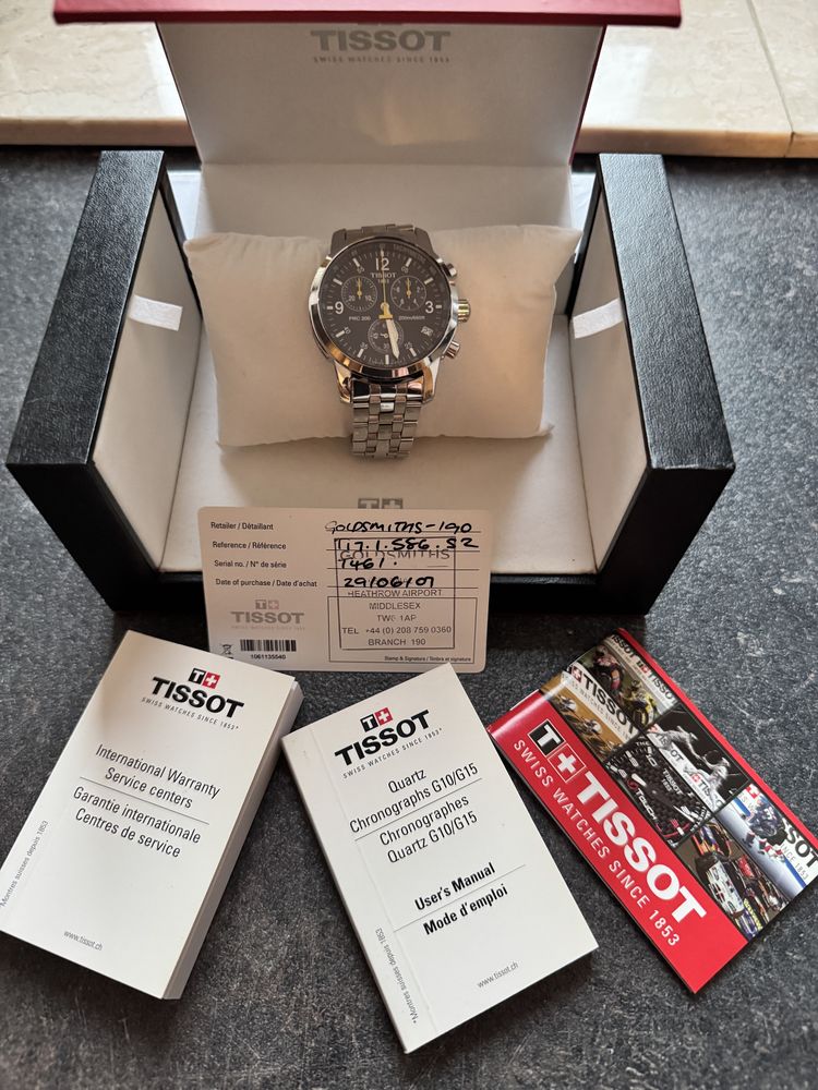 Tissot PRC 200 Chronograph T17.1.586.52 otel stare excelent