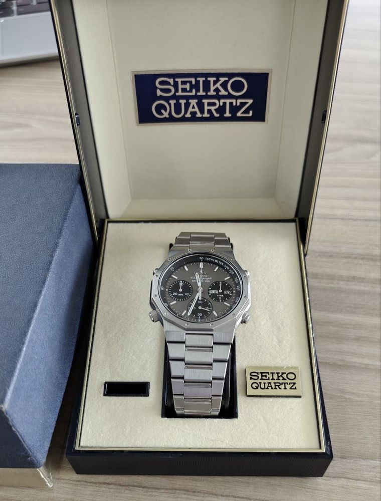 Seiko 7A38-7020 Chronograph 7A38-7020 otel stare bun