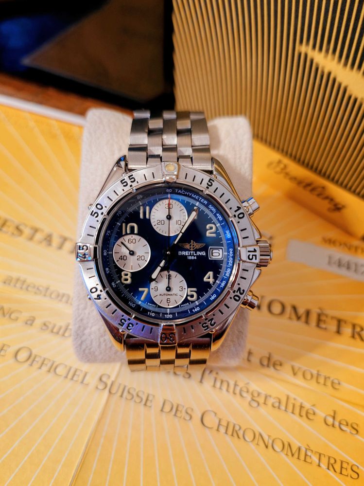 Breitling Colt Chronograph A13035 otel stare bun