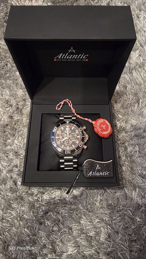 Atlantic Worldmaster Diver Chronograph 55470 otel stare excelent