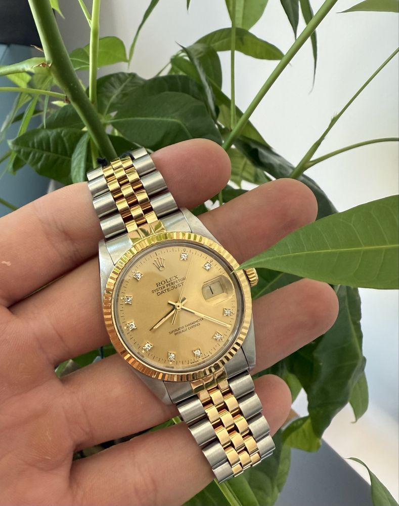 Rolex Datejust 16013 aur stare bun