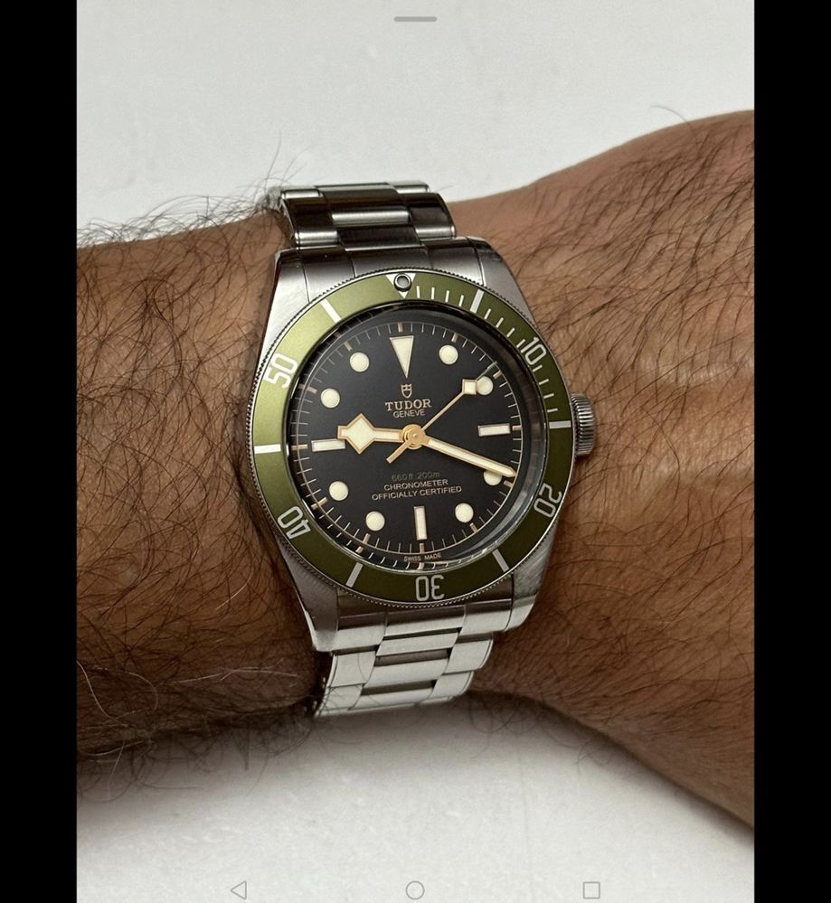 Tudor Black Bay Harrods Edition 79230G otel stare bun