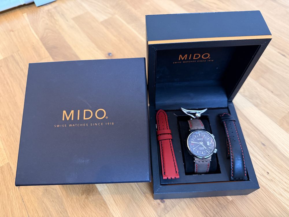 Mido All Dial GMT otel stare excelent