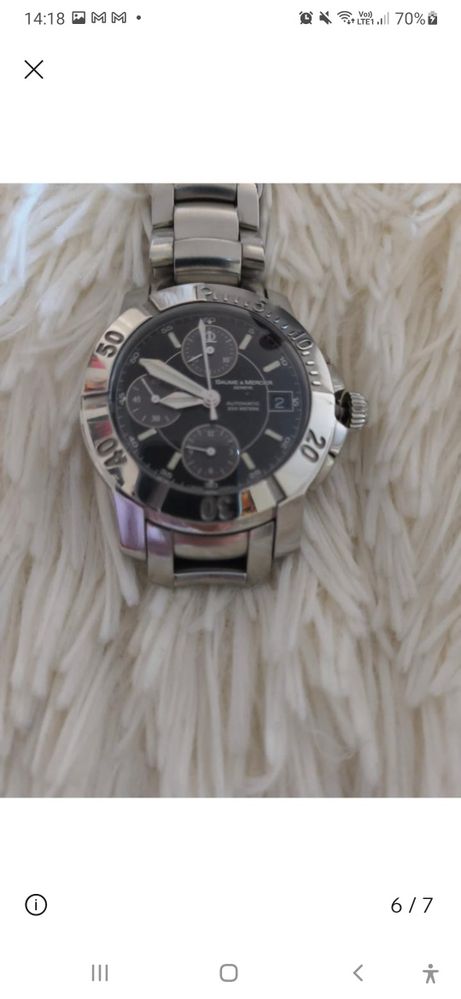 Baume et Mercier Capeland Chronograph otel stare bun