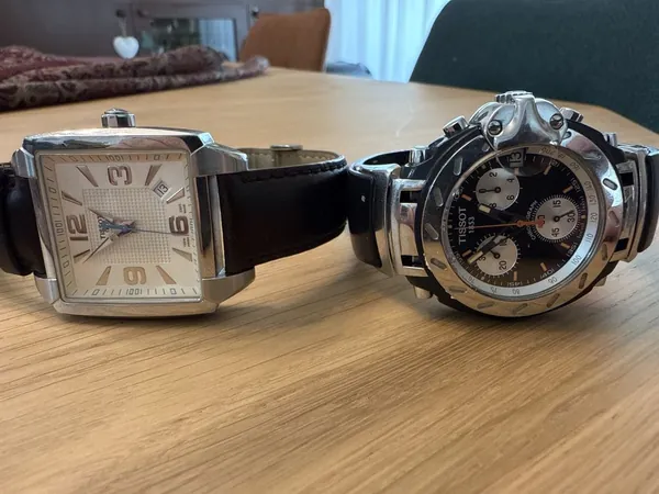 Tissot T-Race Moto + Quadrato (pereche) otel stare bun
