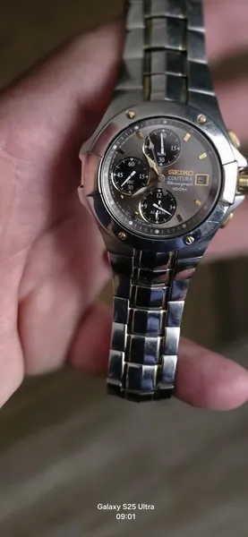 Seiko Coutura Chronograph otel stare bun