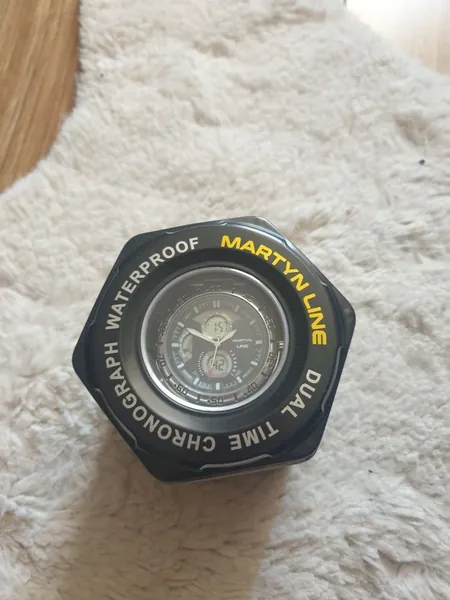 Martyn Line Dual Time Chronograph otel stare nou